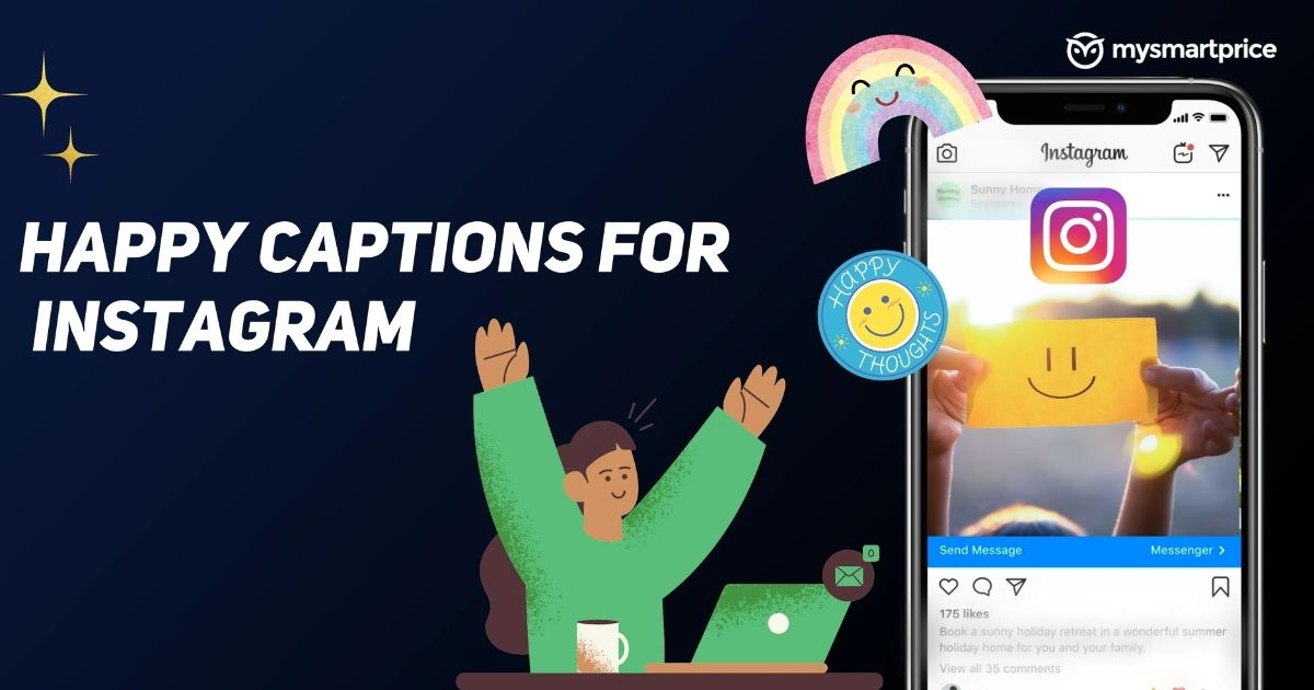 390+Best Happy Captions for Instagram for 2025