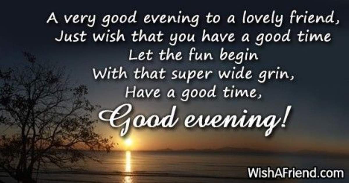 Uplifting Good Evening Messages and Blessings to Share