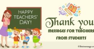 60+ Thank You Messages to Students from Teachers