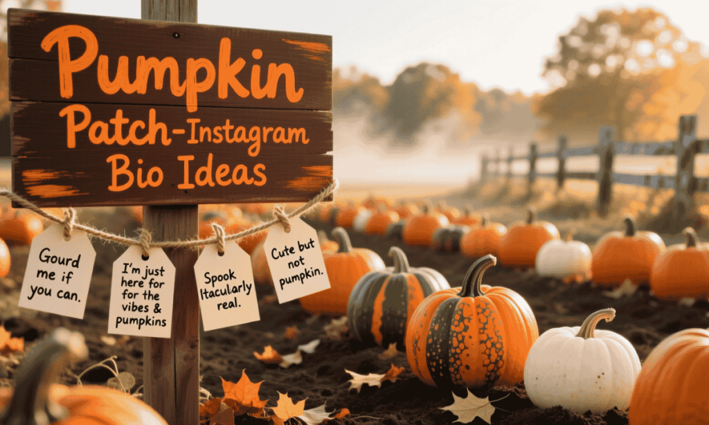 Pumpkin Patch-Themed Instagram Bio Ideas