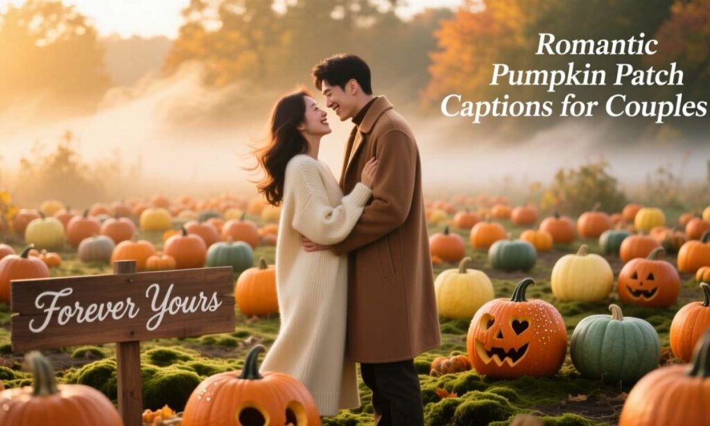 Romantic Pumpkin Patch Captions for Couples